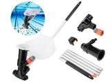 Above Ground Pool Vacuum Cleaner Manual, Pool Vacuum Cleaner for Garden Hose, Hydraulic Spa and Garden Pond Vacuum Cleaner, Inground Pool Vacuum Cleaner Bottom and Walls, Wall without Electricity (Nero)