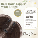 Meșă păr natural clip-in 100% păr uman Remy 14g #2 – Șaten închis