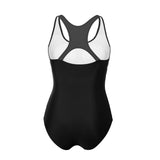 Costum de baie întreg sport modelator Durio push-up mărimi mari – Gri închis 2XL