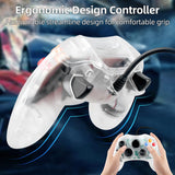 Controller cu fir tip S compatibil cu consola clasică Xbox  – Transparent
