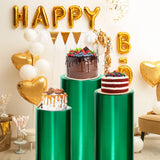 Cylinder Stand Covers 3-Pack Stretch Spandex Decorative – Green Small