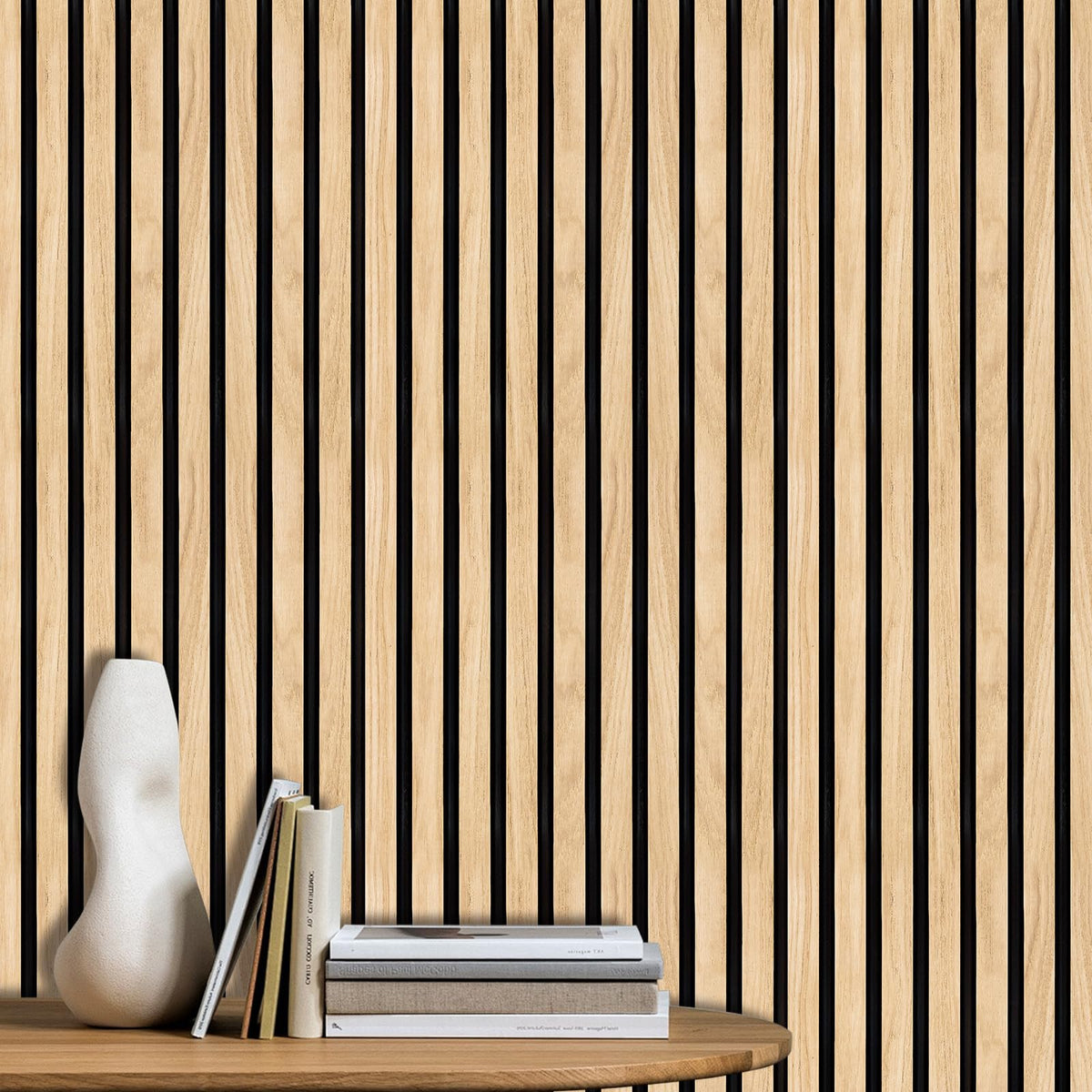 Self-Adhesive Wood Grain Wallpaper Film Non-Woven – Dark Wood 44x300cm