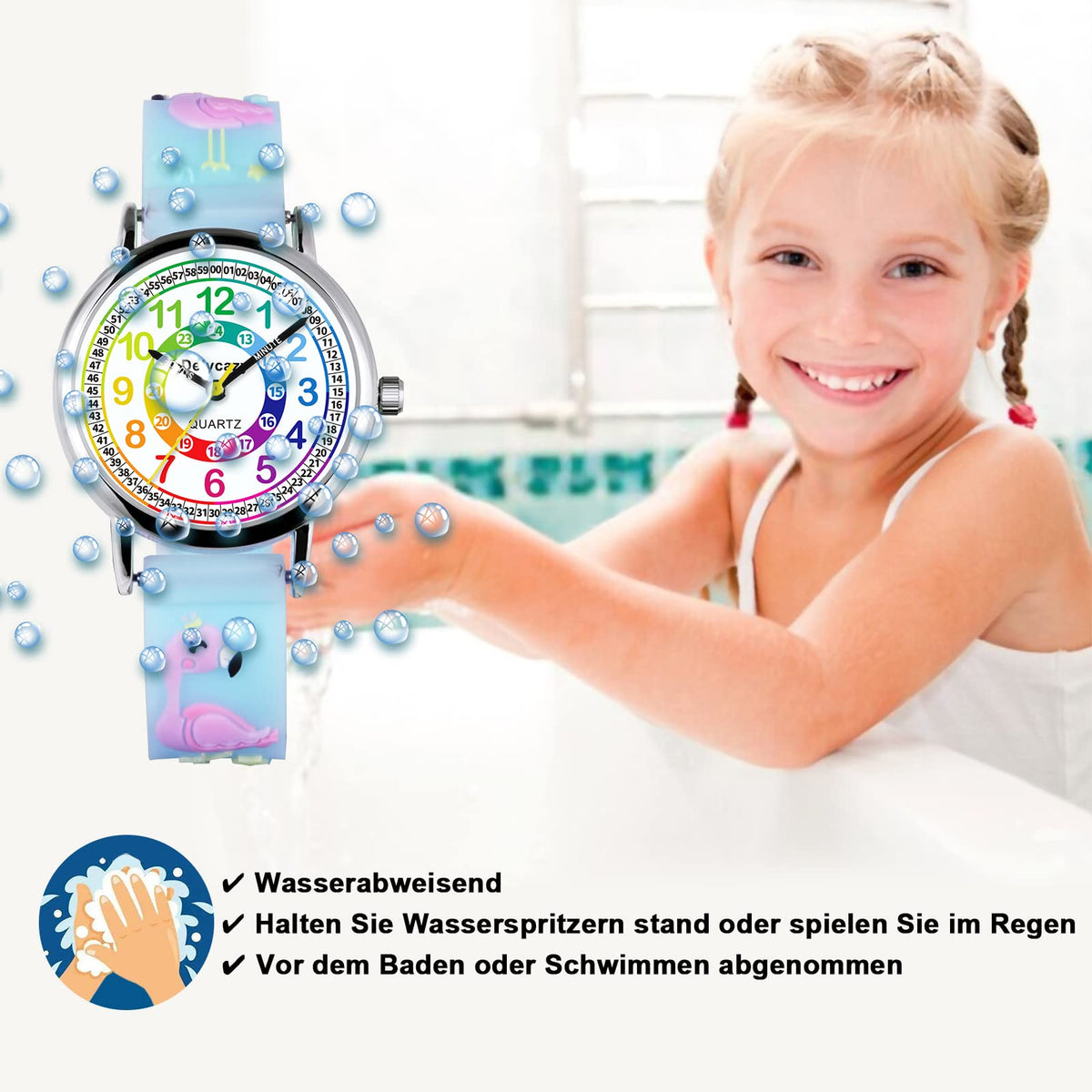 Children's Analog Watch Learning Time – Boys & Girls