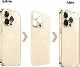 iPhone 14 Pro Replacement Glass Back Cover 6.1in with Repair Tool Set – Gold