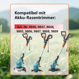 Role cu fir trimmer compatibile Gardena 5307-20 cu capac de protecție, set 4 bucăți