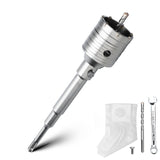 Carotă găurit zidărie și beton 60 mm cu adaptor SDS Plus 220 mm și burghiu centrare 8x110 mm