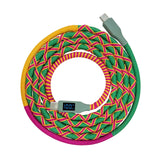 Cablu USB-C la USB-C 1.5m încărcare rapidă cu afișaj digital LED de putere împletit din nailon